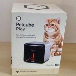 Petcube Play Interactive Wi-Fi Camera (Matte Silver)
