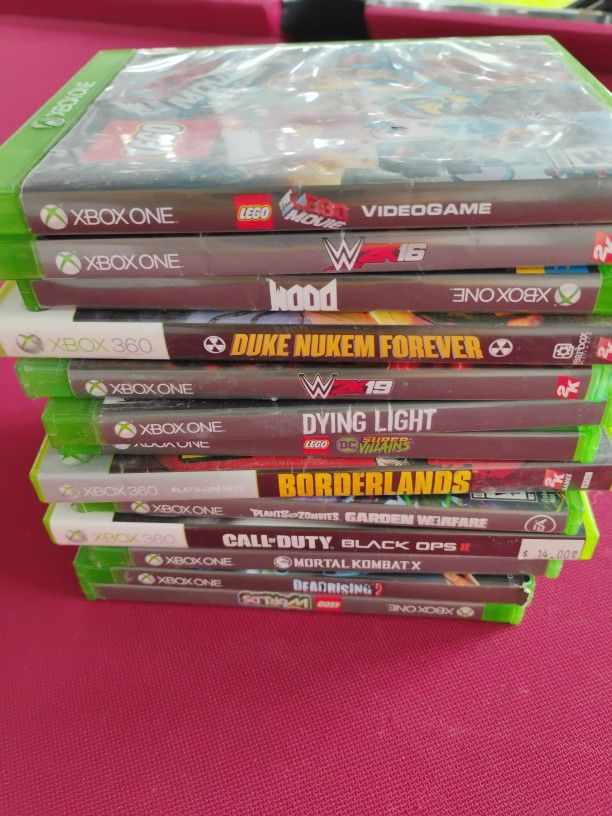 X Box One Gamse
