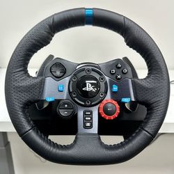 Logitech - G29 Driving Force Racing Wheel and Floor Pedals for PS5, PS4, PC, Mac - Black