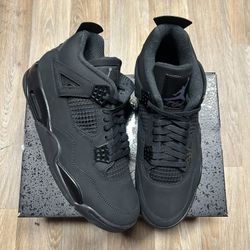 Blackcat Jordan 4s Size 10♠️