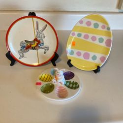 Easter plates. Five dollars each.