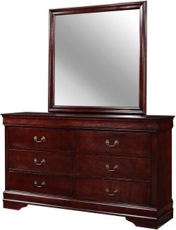 Real wood cherry dresser and mirror!
