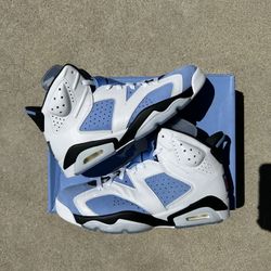 Jordan 6 Unc White 