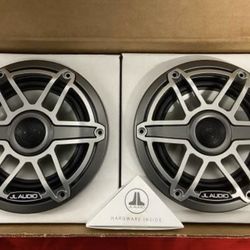 JL Audio M6 6.5” 650X Marine Boat Stereo Speakers (M6-650X-S-GmTi (Grey Metallic/Titanium)(Pair) ~ Brand New In Box