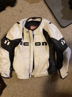 Icon White Jacket With Pads