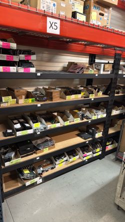 Shelf racks- Home Depot 6’wide-2’ deep-6.5’ tall