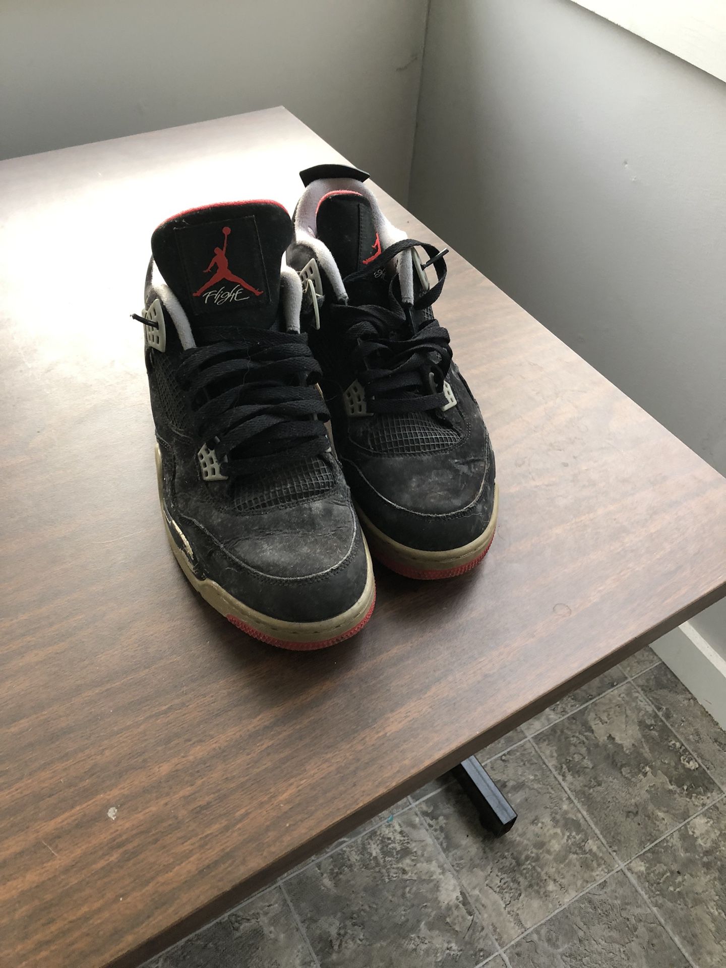 Red And Black Jordans Size 12