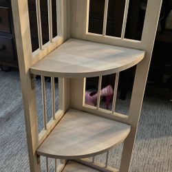 Wooden Corner Shelf