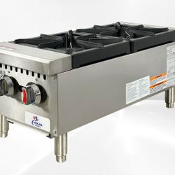 NSF 12 ins two burner hotplate CCHPA12