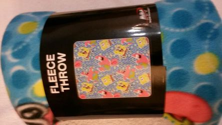 New SpongeBob fleece blanket