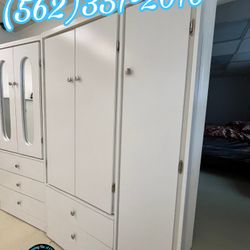 White XL wardrobe Closet Compressed New Chest 