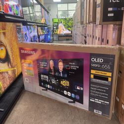65 Inch Samsung 4K UHD OLED Smart TVs In Box With Warranty