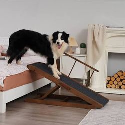 Dog Ramp for Beds & Couches, Folding Adjustable  #2794H R4