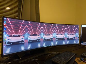 Samsung gaming 49” ultra wide monitor