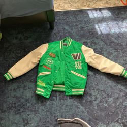 Zara Green Bomber Jacket