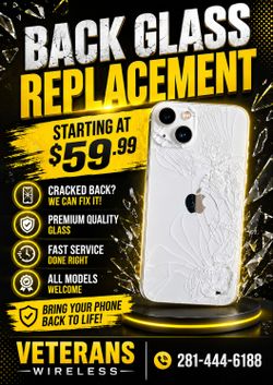 Back Glass Replacement