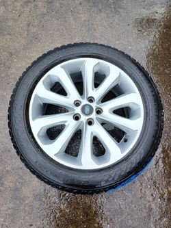 Land Rover OEM Wheels W/ Studded Snow Tires