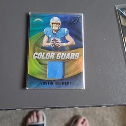 Justin Herbert Jersey Card