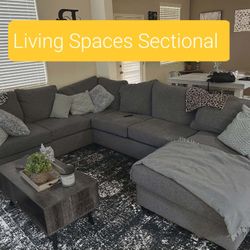 Grey Sectional Couch Sofa With Chaise 