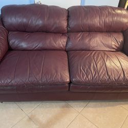 Leather sofa