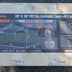 20x20 Metal Carport TMG