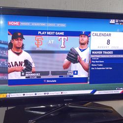 Samsung 55' flat screen TV