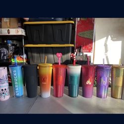 disney starbucks tumblers 