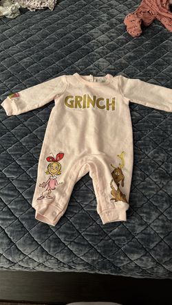 Grinch Bay Girl PJs 0-3