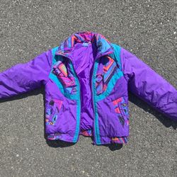 Vintage 80s Stuffed Bomber Jacket 