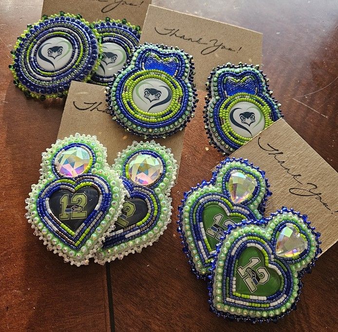 Seahawk Earrings