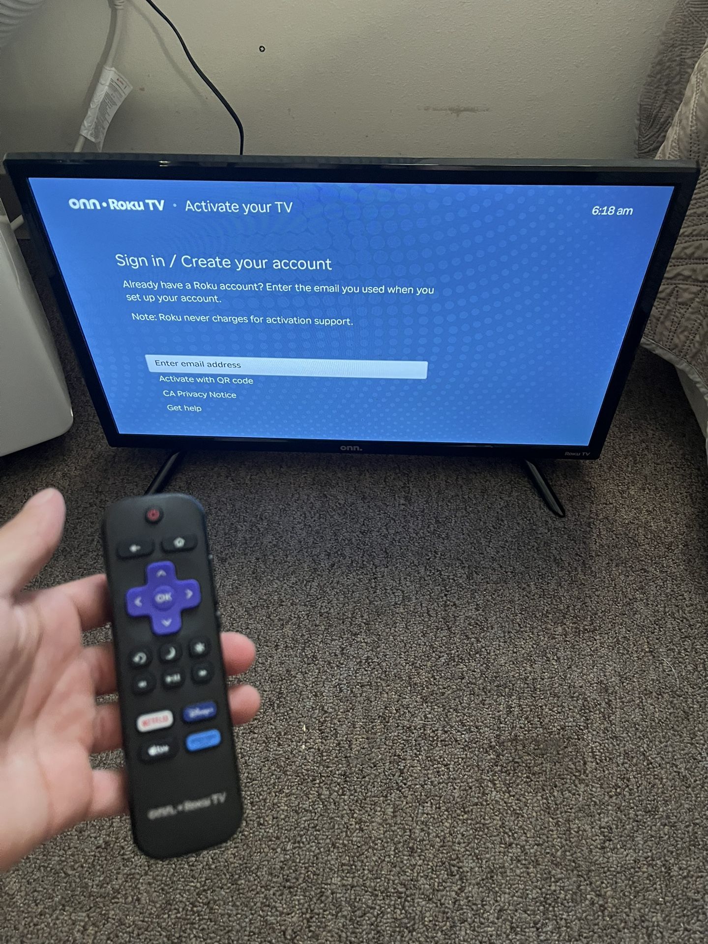 Onn 32” LED TV