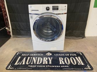 GE 4.1 Cu. Ft. Front Load Washer – Steam Wash – White