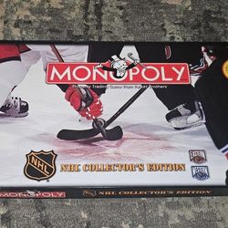 NHL Collector's Edition Monopoly (1999) 100% Complete Very Good Condition!!