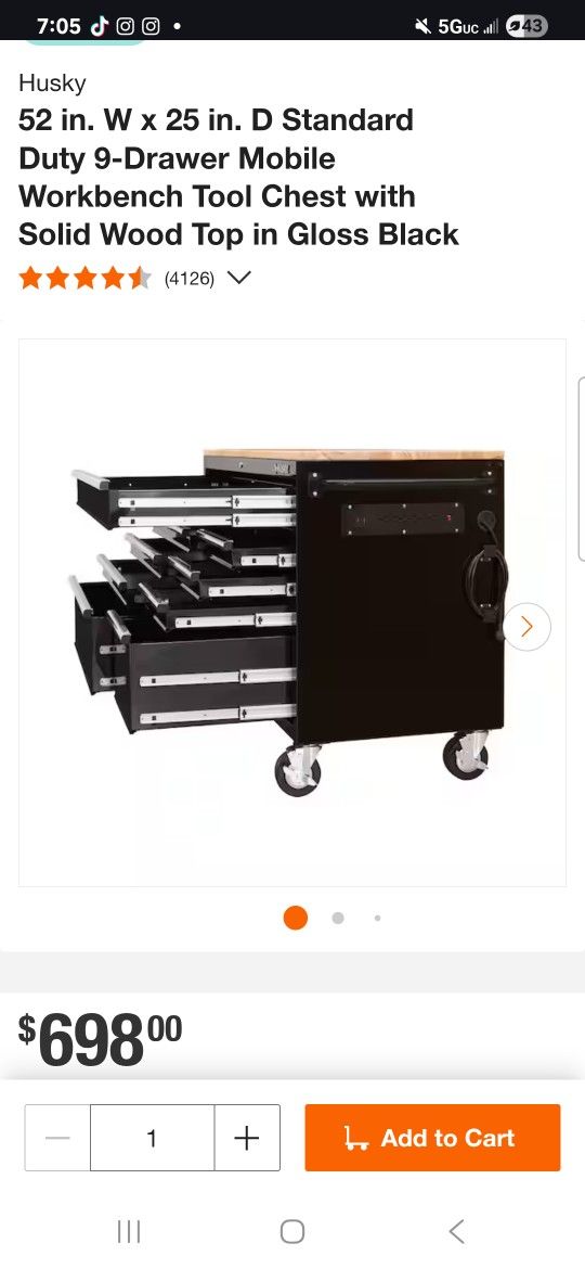 Husky Mobile Workbench