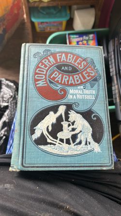 Modern Fables and Parables Antique Hardcover Book