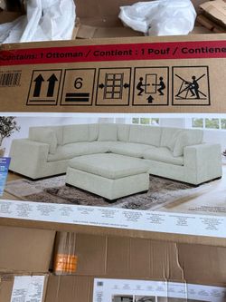 Brand new Ottoman never opened