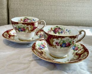 Vintage Royal Standard Bone China Tea Cup and Saucer Set