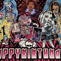 Monster high birthday party decorations supplies.