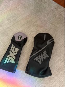 PXG Black Driver and Wood Covers Golf Used