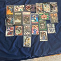 20 Card Sports Card Lot. Case Hits, Graded Cards, Rookies.