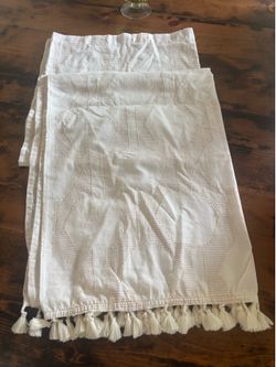 Opal house boho shower curtain