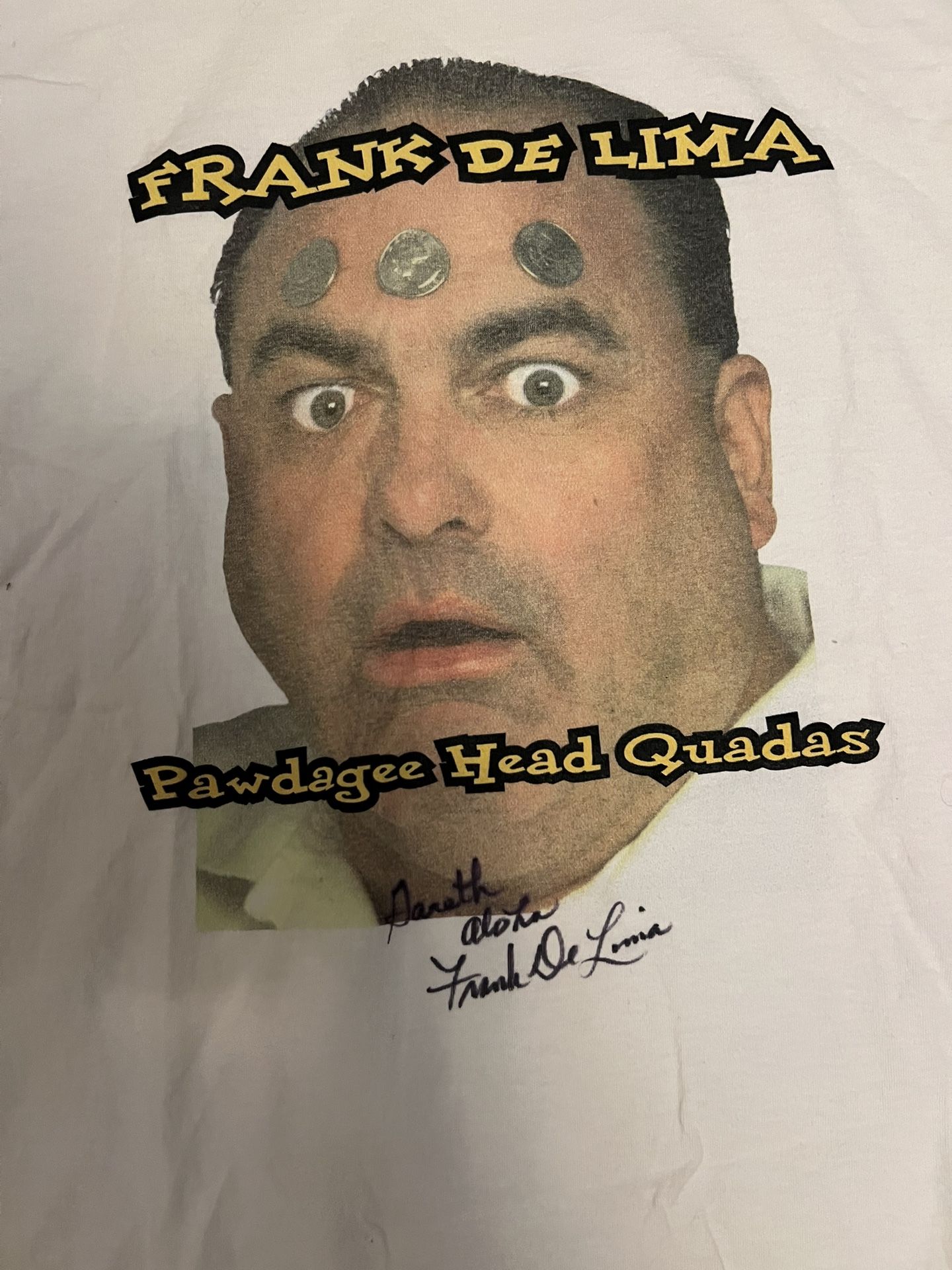 Frank De Lima Hawaii Comedian Signed Shirt & Dvd