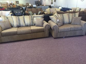 New sofa and loveseat
