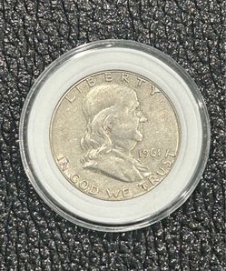 1961 Benjamin Franklin Half Dollar Uncirculated 90% Silver