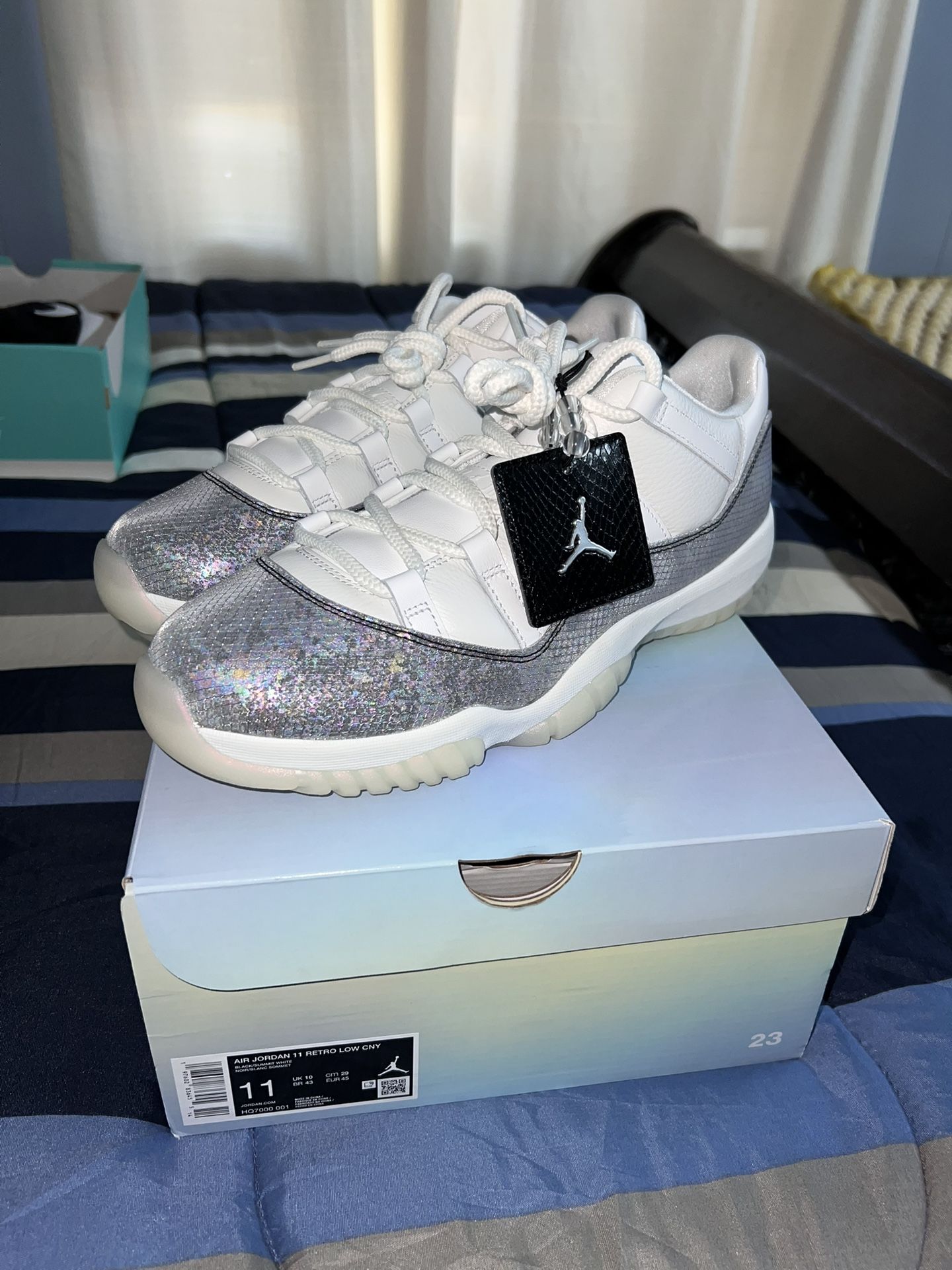 Jordan 11 Low Top Snake Skin