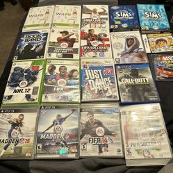 Games For The Wii,PS3,PS4,Xbox 360, PC