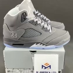 Jordan 5s Grey Wolf’s 230