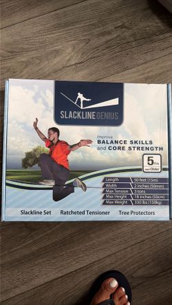 Slack line set