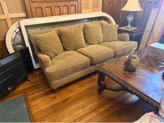 Restoration Hardware English roll arm sofa