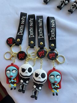 Jack And Sulky Keychain Bundle 4 Pcs New 
